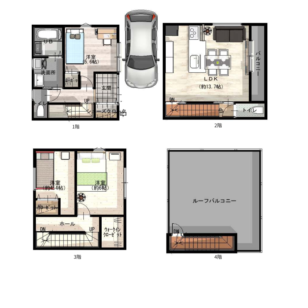三津屋北参考間取